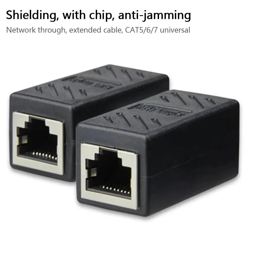 RJ45 Ethernet Coupler 1000Mbps – Cat6/Cat5e LAN Extender