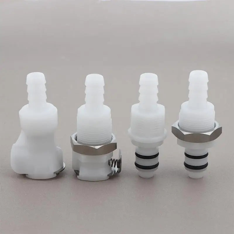 Quick Disconnect Hose Coupling 1/4 5/16 3/8 Valved Barb Connector
