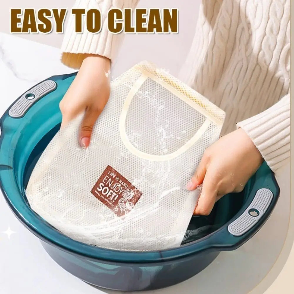 Hanging Mesh Net Storage Bag – Large Reusable Organizer