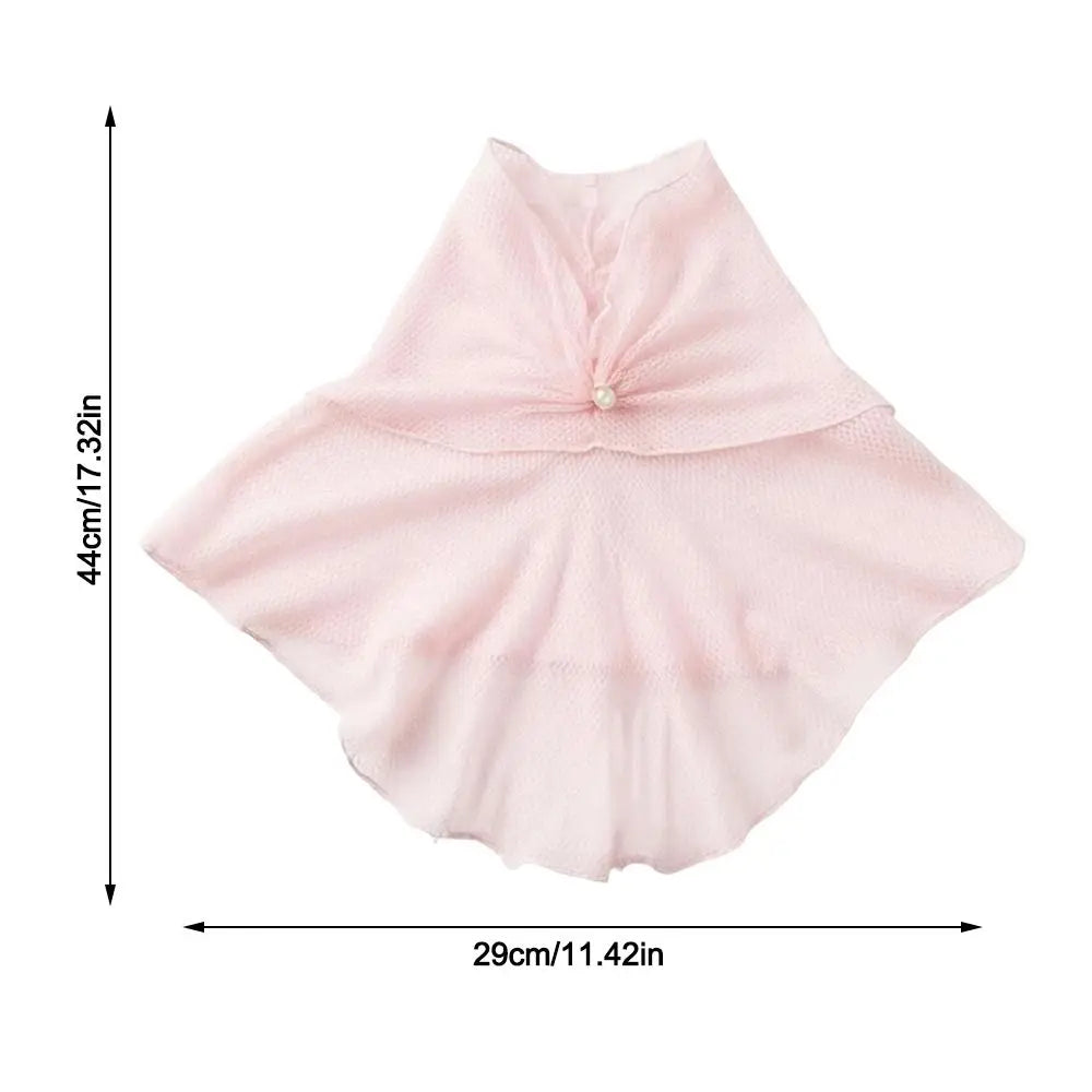 Women's Mesh Fake Collar Scarf – Breathable Detachable Neck Scarf Fake Collar Scarf Nixie