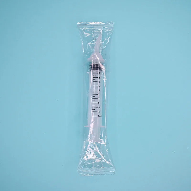Pet Silicone Nipple Feeder & Oral Syringe for Puppies & Kittens Pet Nursing Feeder Nixie 12ml-transparent
