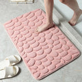 Cobblestone Bath Mat – Non-Slip Absorbent Microfiber Shower Rug