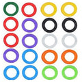 30pcs Silicone Key Covers – Colourful Elastic Rubber Key Caps Silicone Key Caps Nixie 30PCS