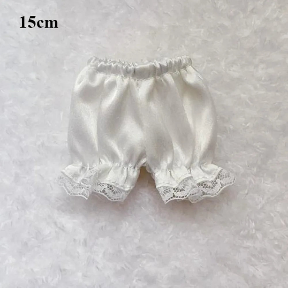 Shiny Lace Shorts for 15/20cm Cotton Dolls | DIY Doll Clothes