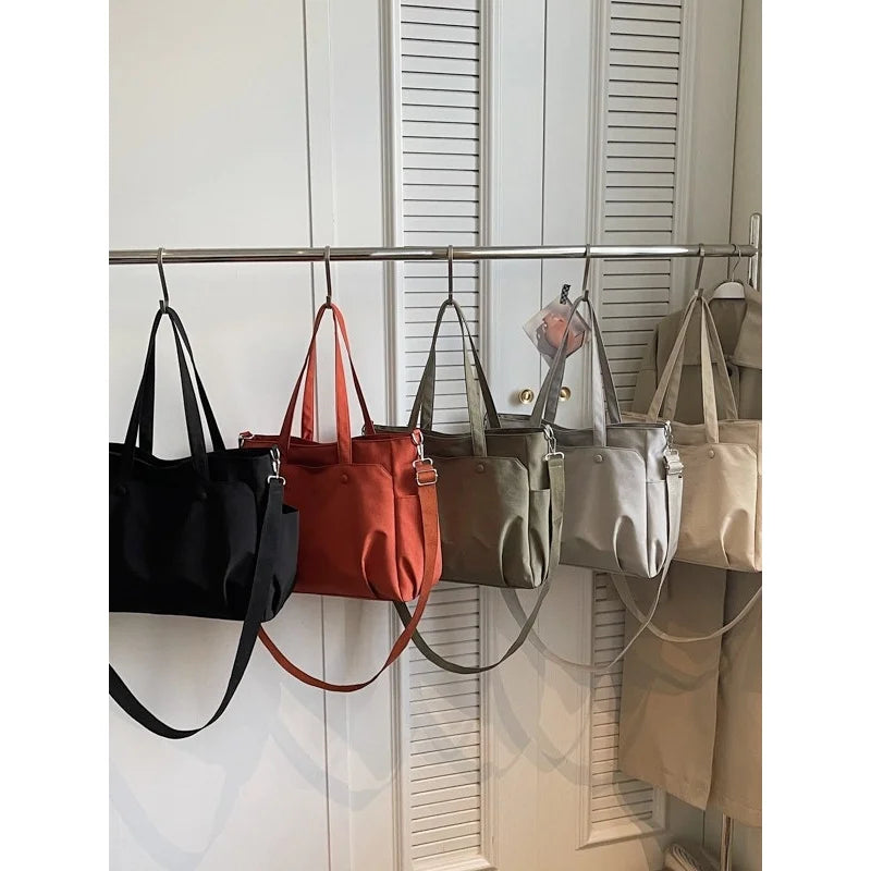 Nixie Canvas Tote Bag – Large Women's Shoulder Handbag
