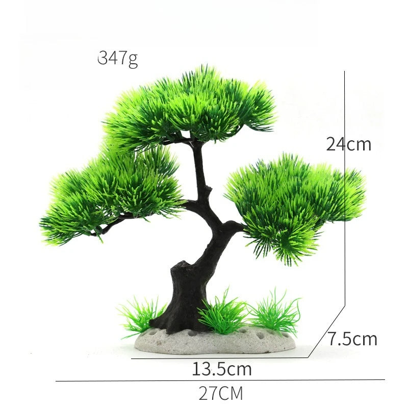 Artificial Aquarium Tree Bonsai Fish Tank Landscape Decor Aquarium Decoration Nixie