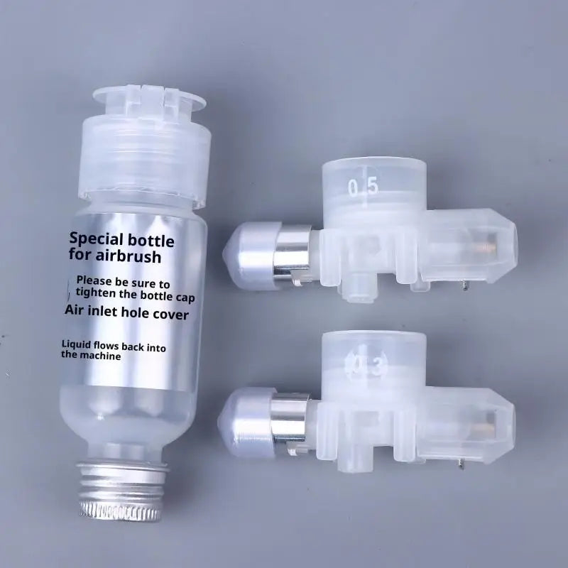 Airbrush Accessory Set 0.3mm & 0.5mm Spray Modules + Bottles Airbrush Accessory Set Nixie