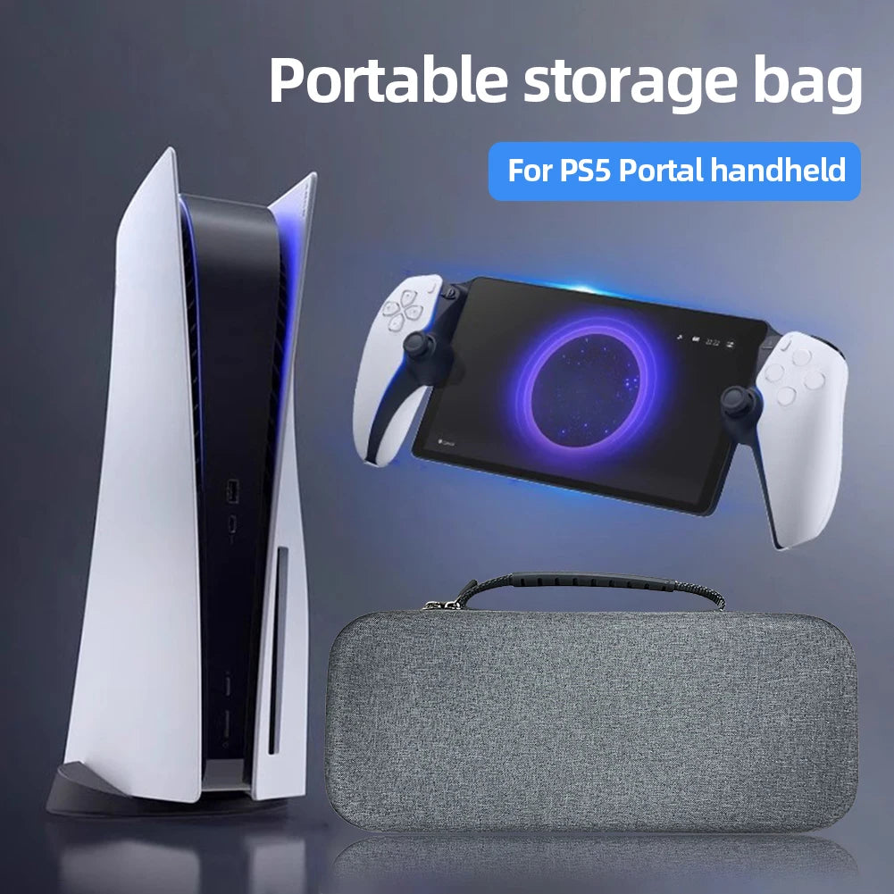 EVA Hard Carrying Case for PS5 PlayStation Portal – Shockproof Console Carrying Case Nixie