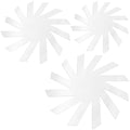 3-Piece Quilting Template Set – 8/12/15in Woven Spiral Basket Quilting Template Ruler Nixie 3pcs