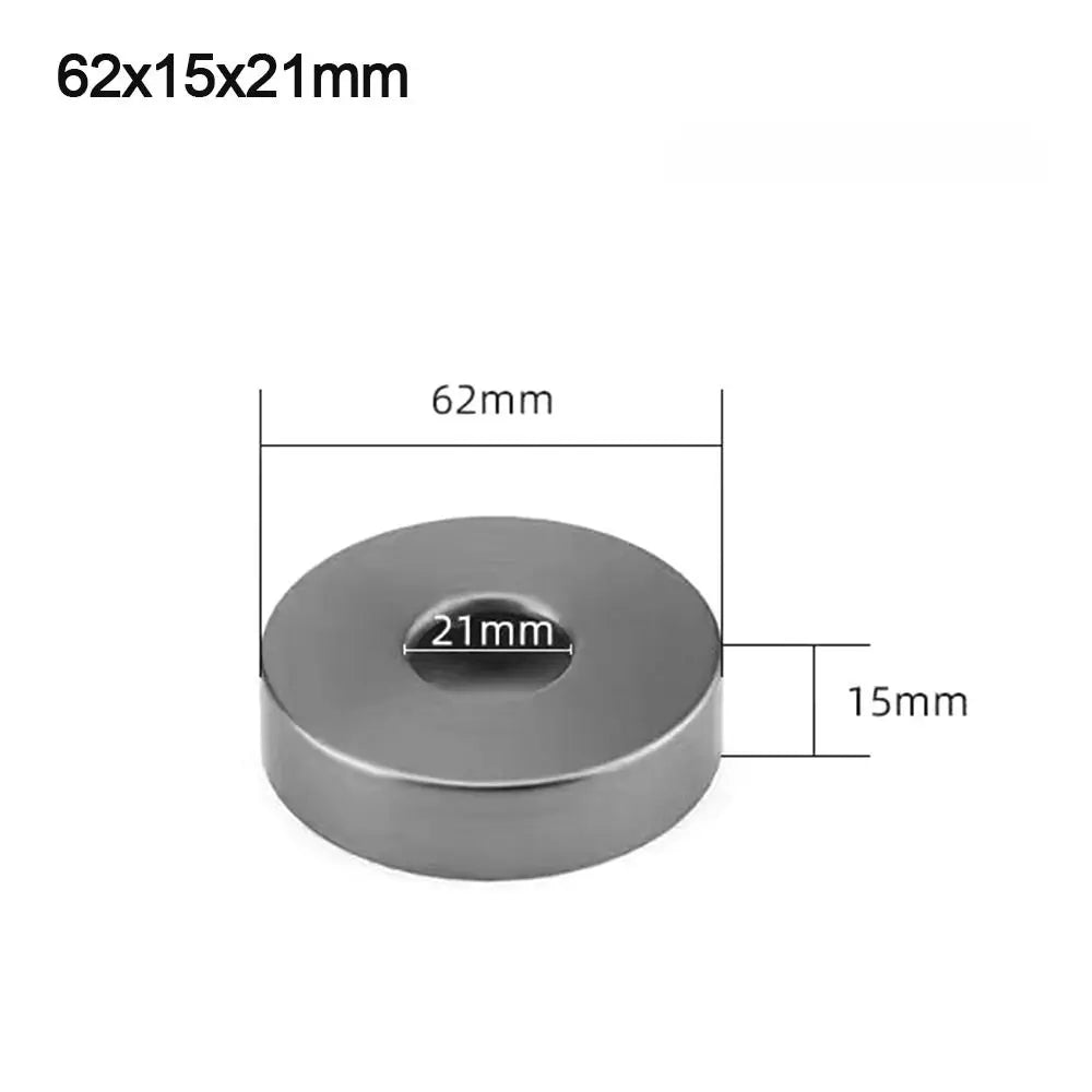 Round Stainless Steel Pipe Cover – Faucet Decorative Cap Pipe Decorative Cover Nixie 62x15x21mm