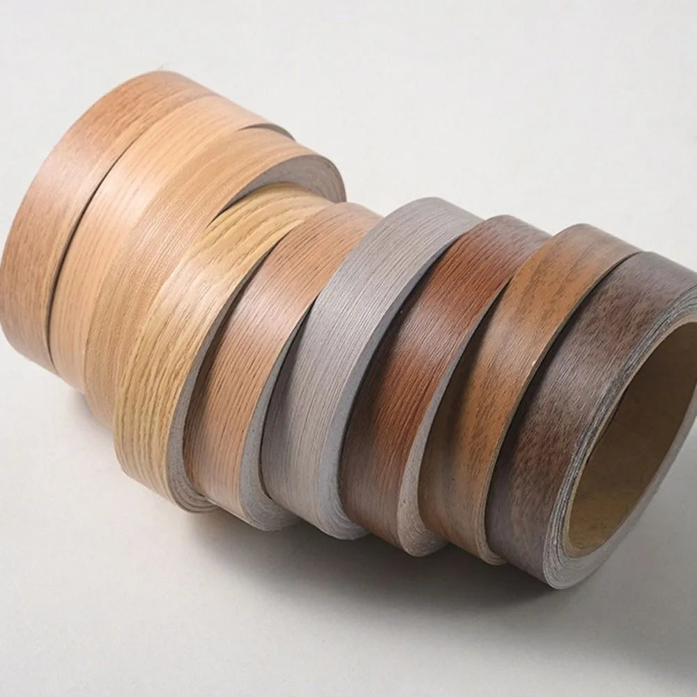 Wood Grain Edge Banding Tape 10m Self-Adhesive PVC Strip Edge Banding Tape Nixie