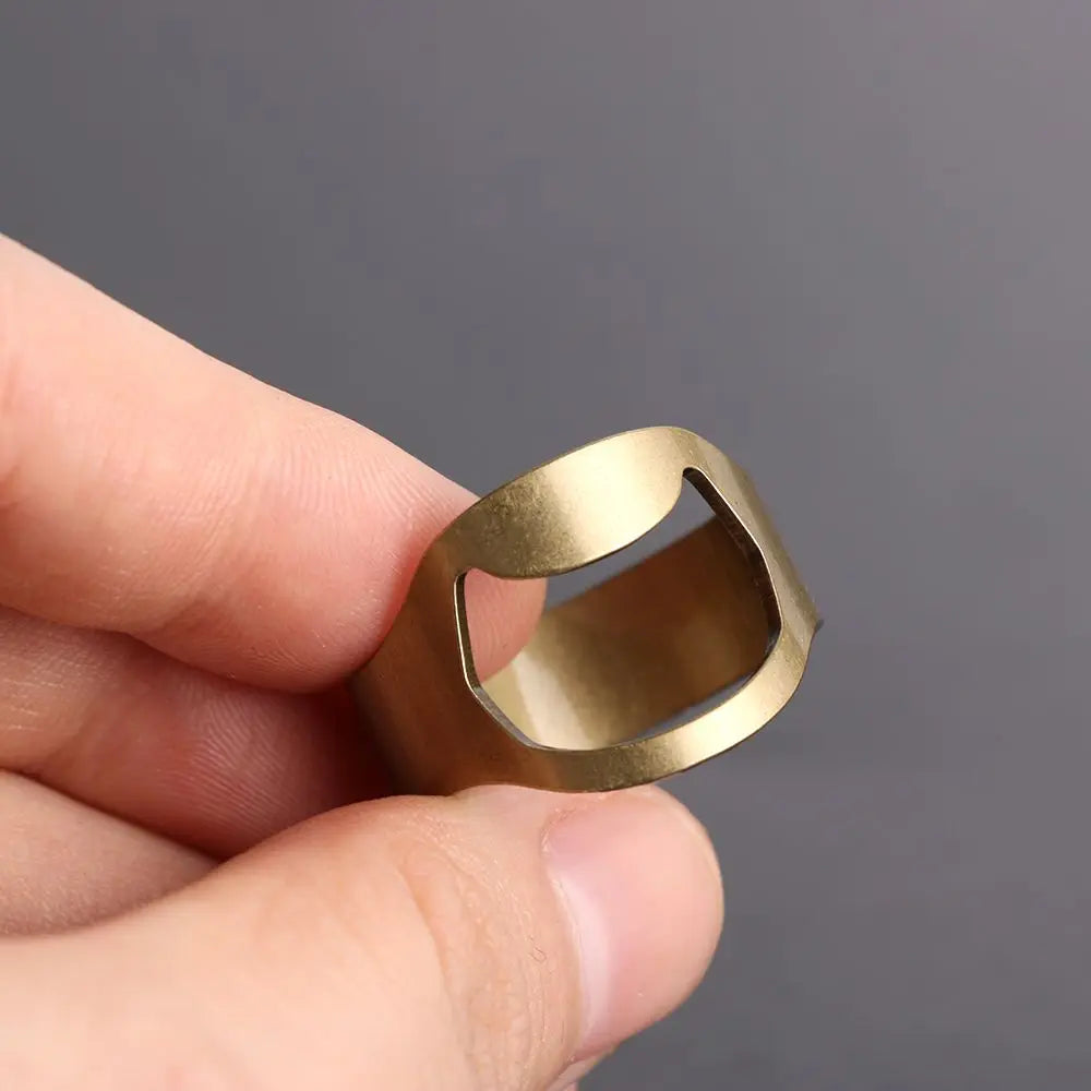 Stainless Steel Finger Ring Bottle Opener – 1 or 3 Pack Ring Bottle Opener Nixie