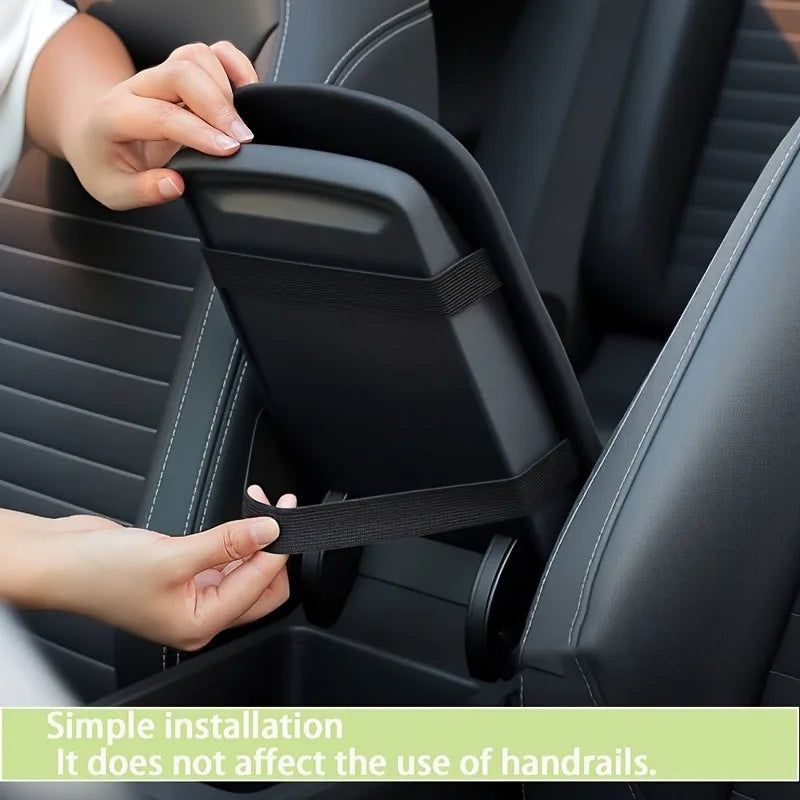 Plush Car Armrest Pad – Central Console Heightening Cover