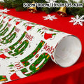 Christmas Wrapping Paper – Festive Santa Holiday Gift Wrap Christmas Wrapping Paper Nixie A