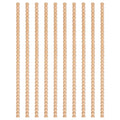 15.75" Decorative Wood Bobbin Trim 10PCS Beaded Moulding Wall Decor