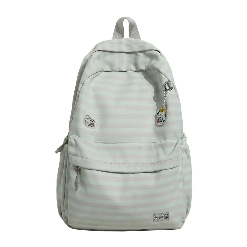 Nixie Women's Striped College Backpack – Large Capacity College Backpack Nixie