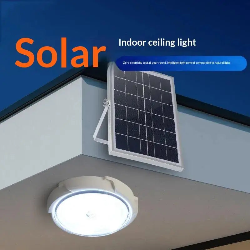Solar Motion Sensor Ceiling Light – Indoor & Outdoor LED