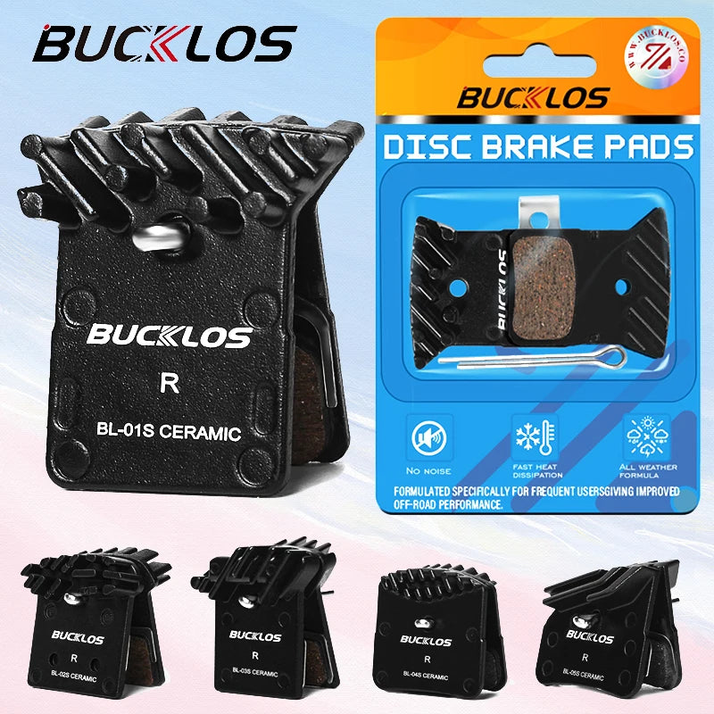 BUCKLOS Ceramic MTB & Road Bike Disc Brake Pads – Shimano Fit Disc Brake Pads Nixie