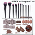 32-Piece Professional Makeup Brush & Beauty Tool Set Makeup Brush Set Nixie black