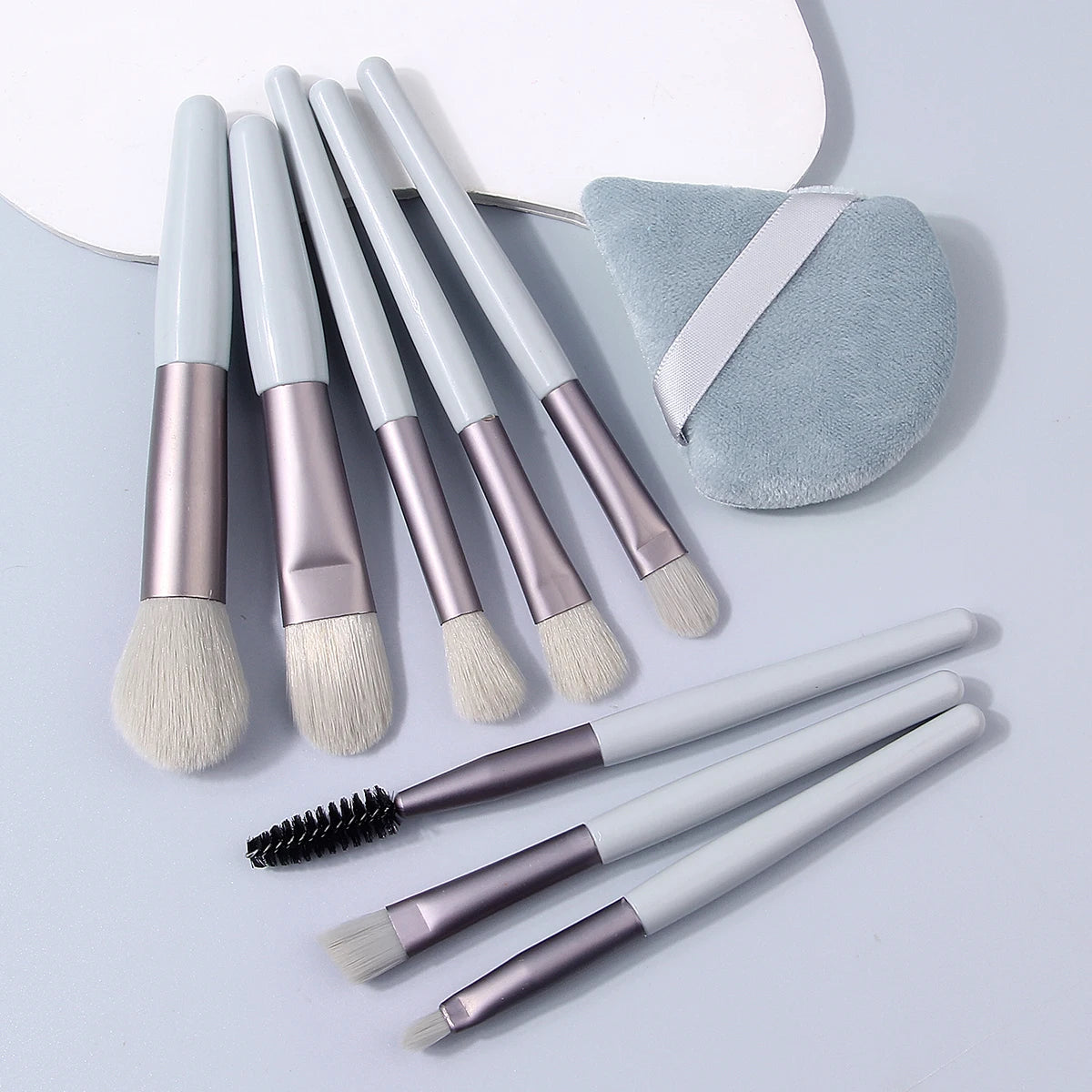 9-Piece Makeup Brush Set – Foundation, Blush & Eyeshadow Makeup Brush Set Nixie