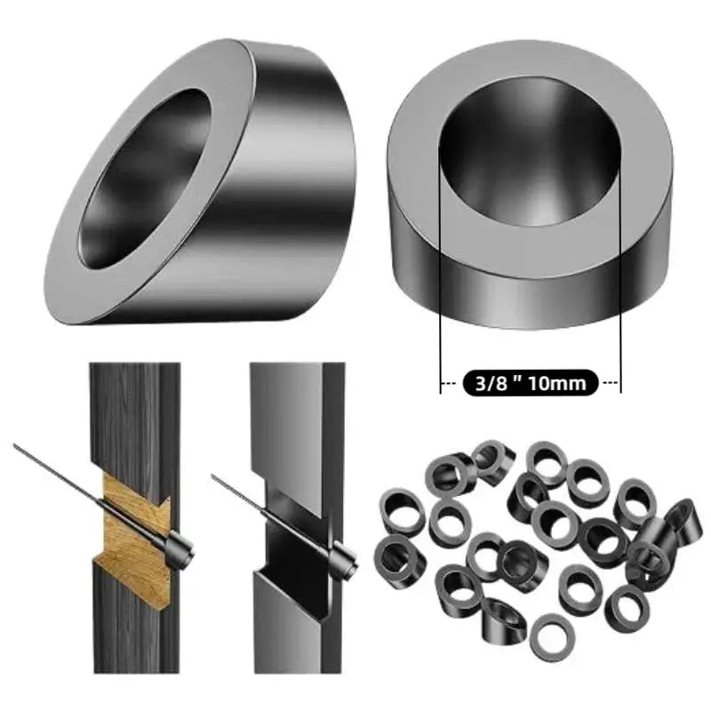 316 Stainless Steel 30° Beveled Washer Cable Railing 1/4" 3/8" Beveled Railing Washer Nixie A7