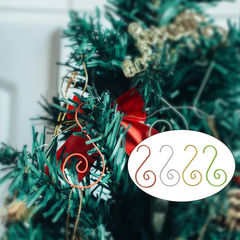 20Pcs Metal S Hooks Christmas Ornament Hangers | Xmas Tree
