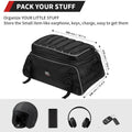 KEMITOUR Motorcycle Trunk Bag – Road King Street Glide Rack Bag Motorcycle Trunk Bag Nixie Black