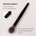 Fluffy Large Flame Blush & Highlighter Makeup Brush Makeup Brush Nixie black