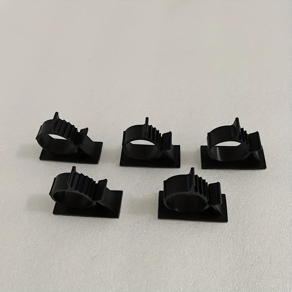 5PCS No-Drill Self-Adhesive Pipe Clips for Wire & Pipe Fixing