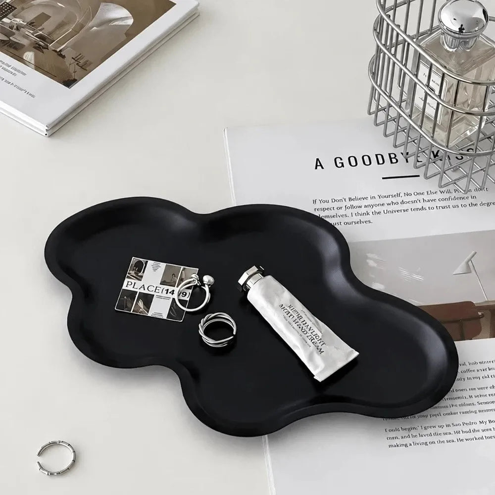 Cloud Shaped Stainless Steel Storage Tray | Jewelry & Key Organizer