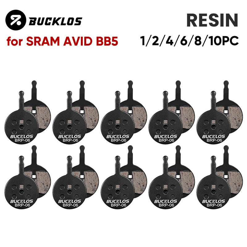 BUCKLOS BRP-06 Resin MTB Disc Brake Pads for SRAM AVID BB5 Disc Brake Pads Nixie