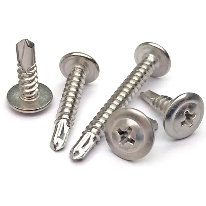 M4.2 #8 410 Stainless Steel Self-Tapping Drill Screws 50-99 Pcs Self-Tapping Screws Nixie