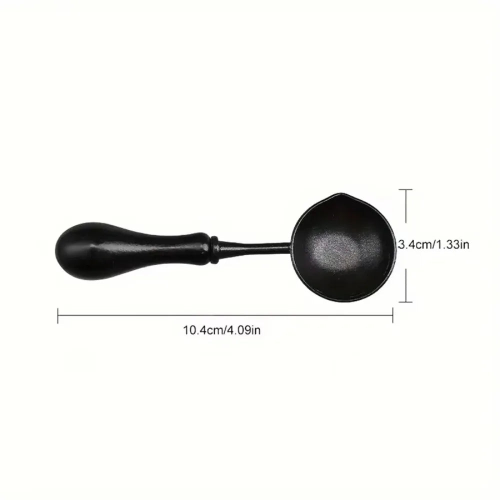 Non-Stick Wax Sealing Spoon – Reusable Wood Handle Tool Wax Sealing Tool Nixie