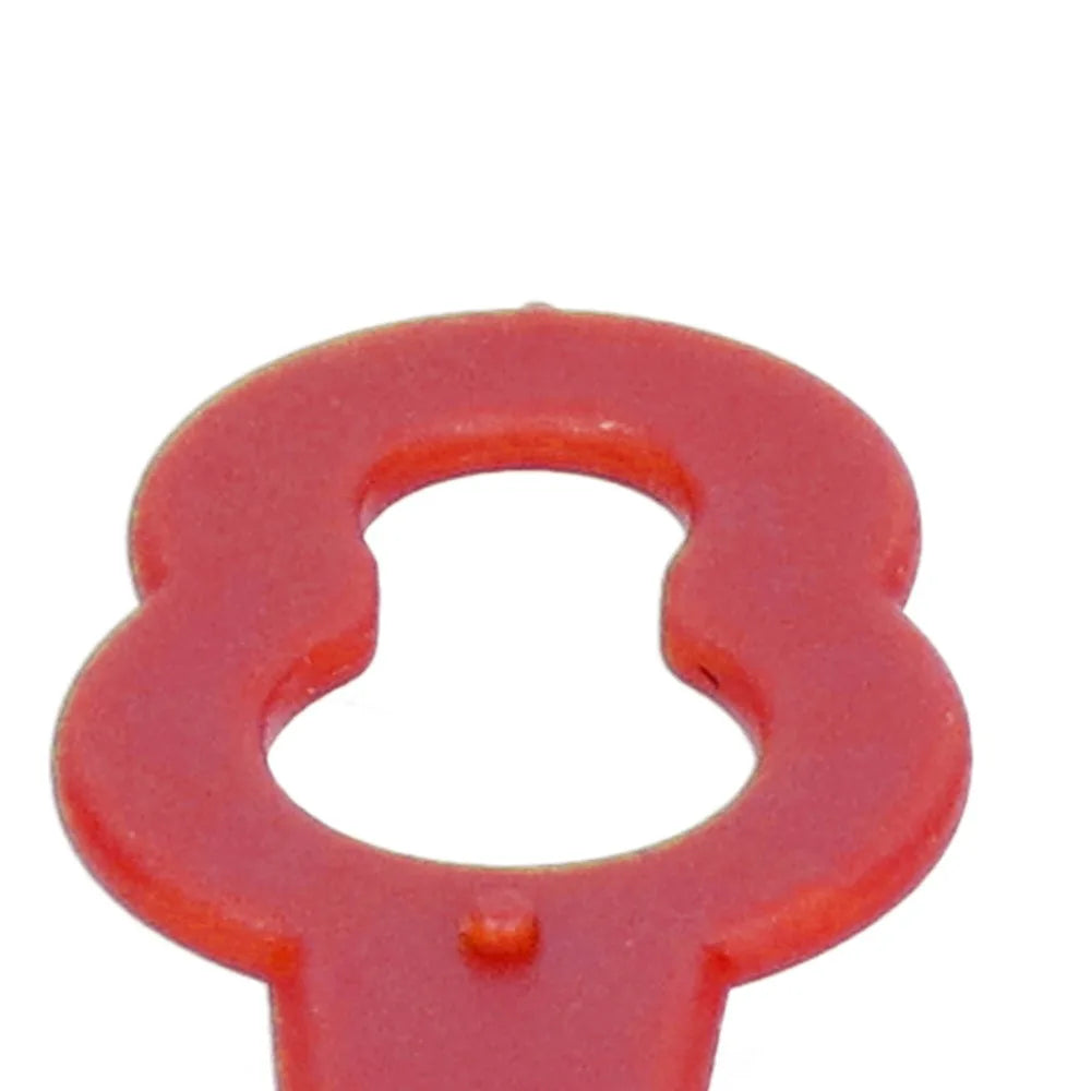 100-Pack 76mm Nylon Grass Trimmer Blades – Red Replacement Set