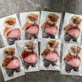 3D Shiba Inu Dog Belly Sticker – Cute Cartoon Puppy Decal Decorative Sticker Nixie 8Pcs