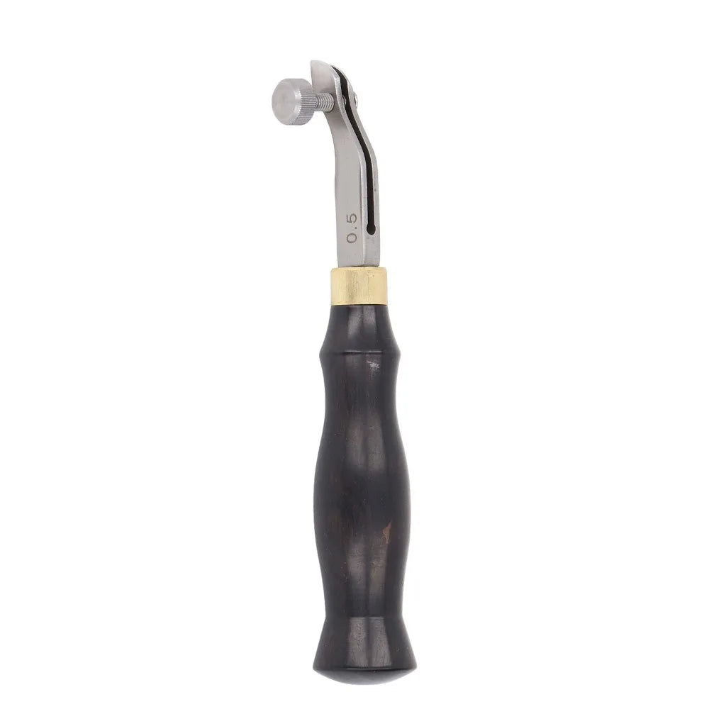 0.5mm Adjustable Leather Edge Beveler – Wood & Steel Trimmer