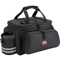 Expandable 10-20L Bike Rear Rack Bag Bicycle Trunk Pannier Bicycle Trunk Bag Nixie Black