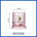Pink Cherry Blossom Rotating Glass – Beer, Whiskey & Juice Decorative Drinking Glass Nixie Pink 201-300ml