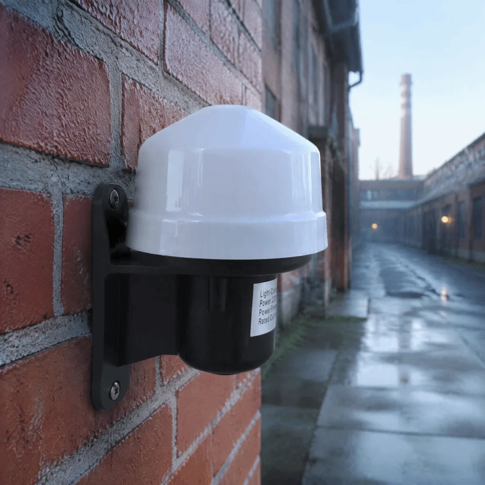 Weatherproof Photocell Light Control Switch – Outdoor Dusk to Dawn Photocell Light Switch Nixie