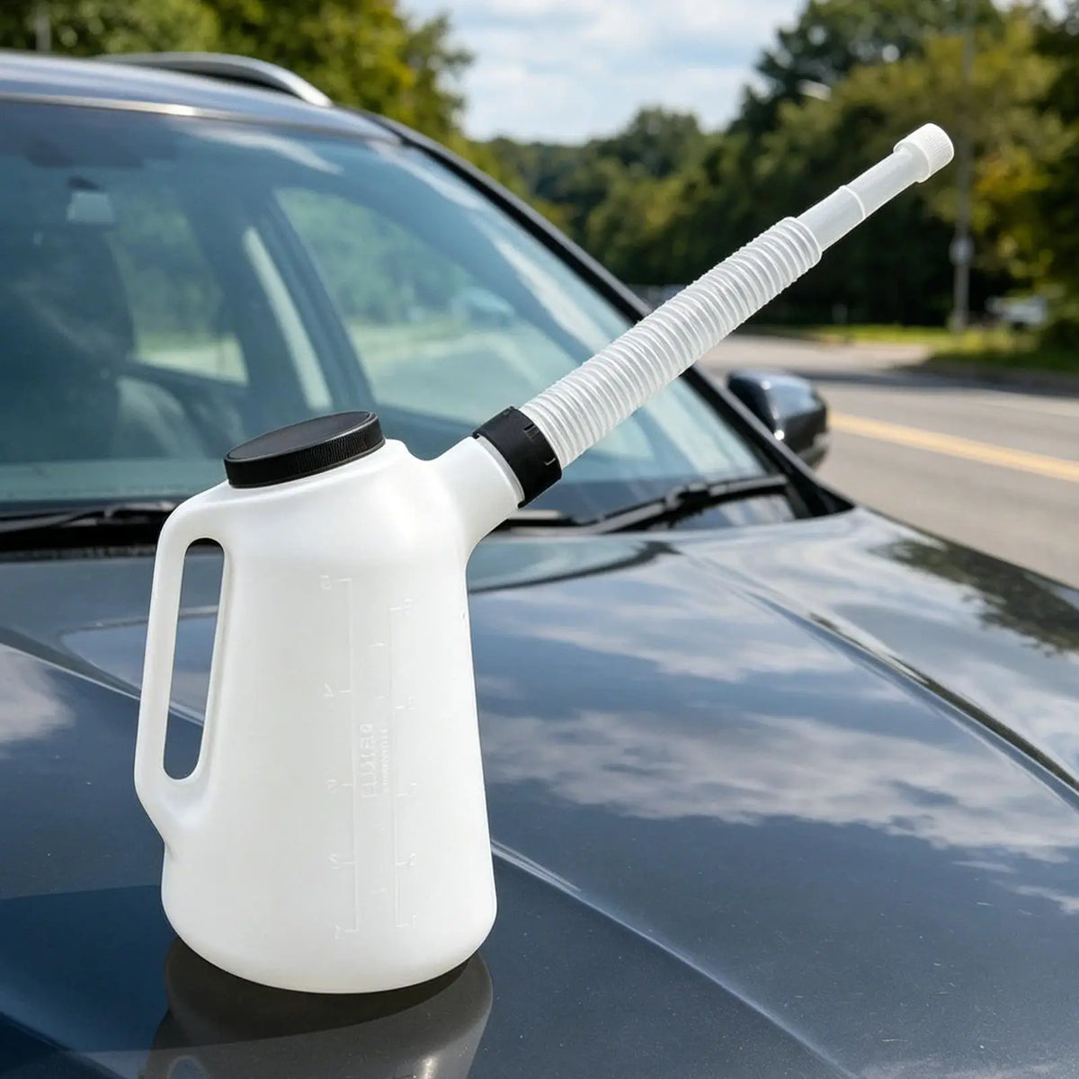 5L Leak-Proof Oil Fill Jug with Spout & Lid | Motor Oil Container Oil Fill Jug Nixie