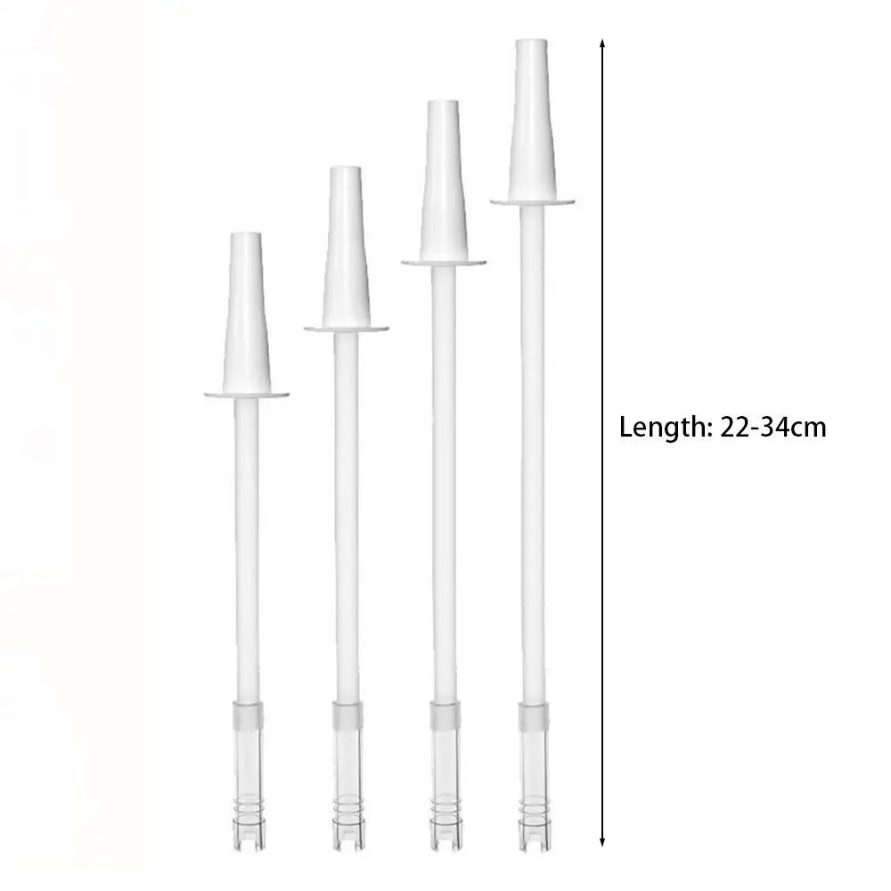Reusable Silicone Cup Straw 22–34cm | Universal Big Belly Bottle Reusable Drinking Straw Nixie