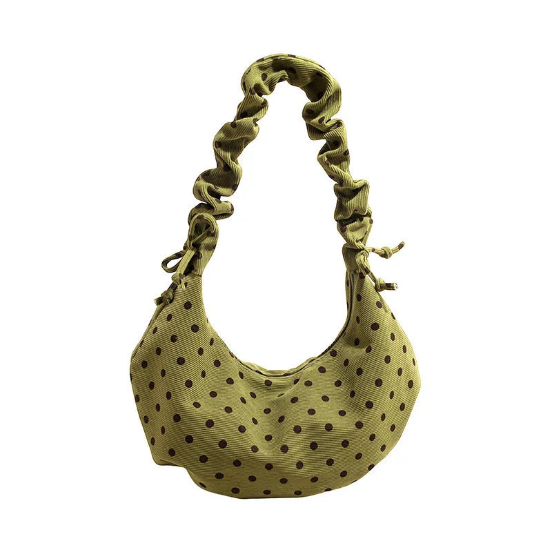 Korean Polka Dot Tote Bag – Large Capacity Women's Shoulder Bag Women's Tote Bag Nixie