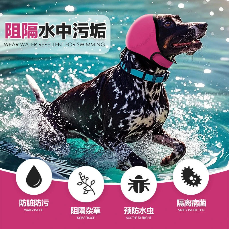 Dog Calming Earmuffs – Noise Reduction Waterproof Ear Cover Dog Ear Protection Nixie