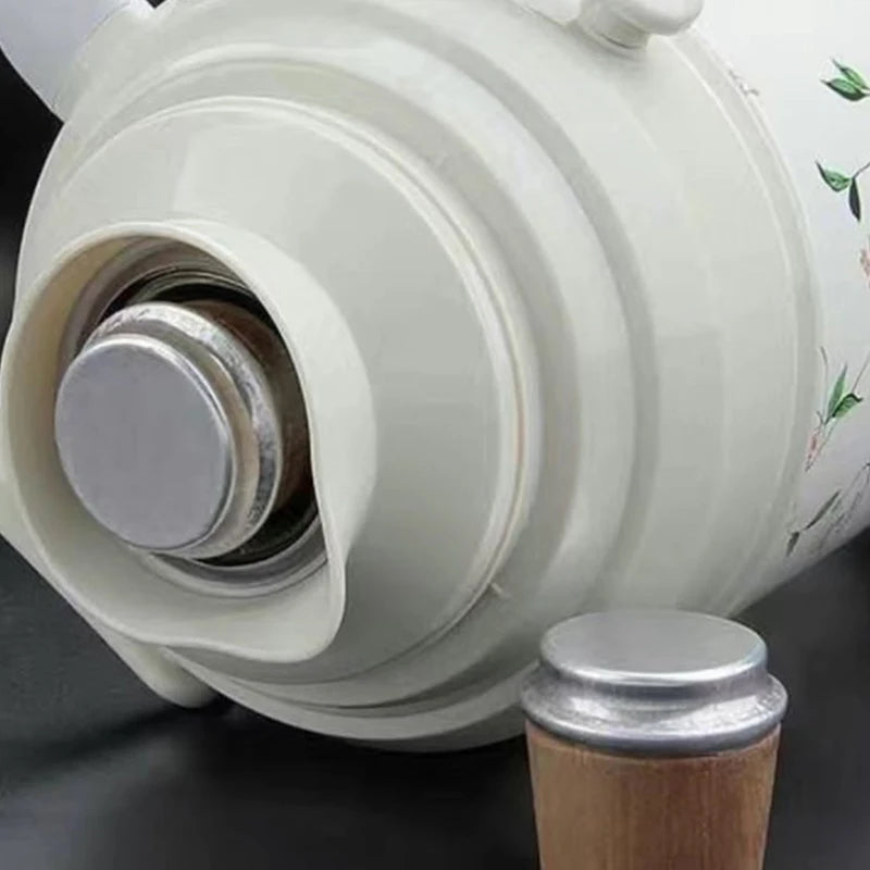 2Pcs Wooden Thermos Cork Stopper – Vacuum Flask Bottle Cap Bottle Stopper Nixie