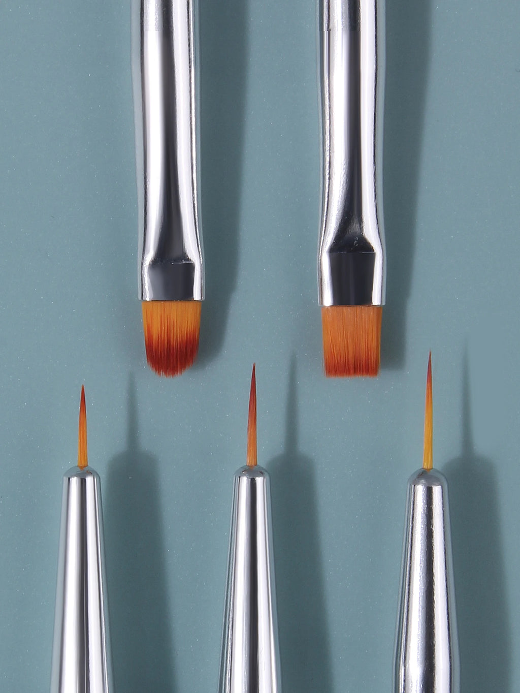 5-Piece Nail Art Brush Set – Painting, Dotting & Liner Tools Nail Art Brush Set Nixie