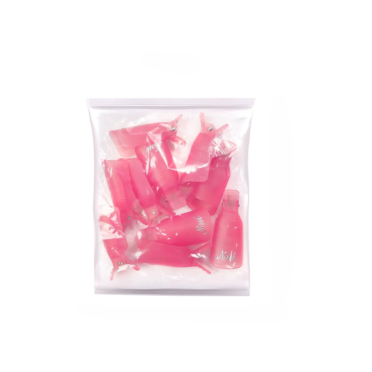 10 Pcs Silicone Nail Soak Off Caps – Reusable Gel Remover Clips Nail Soak Off Caps Nixie
