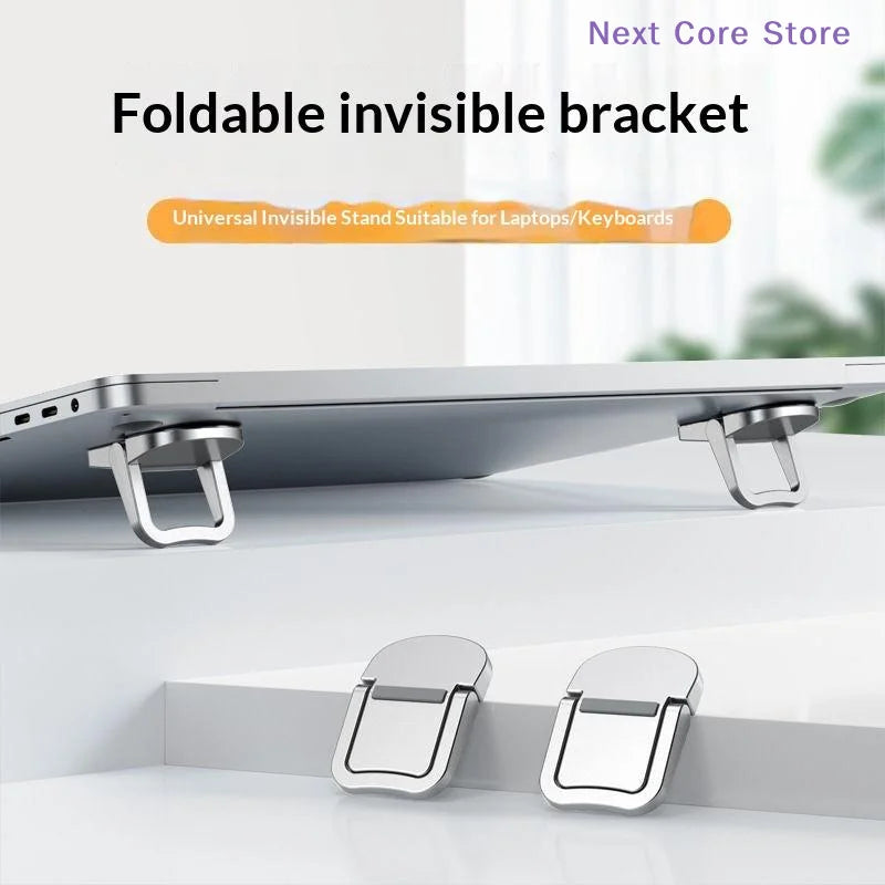 Mini Folding Laptop Stand Invisible Legs – Portable Keyboard Holder Laptop Stand Nixie