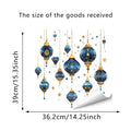 Ramadan Kareem Wall Stickers – Lantern Moon Star Eid Decals Wall Stickers Nixie A7