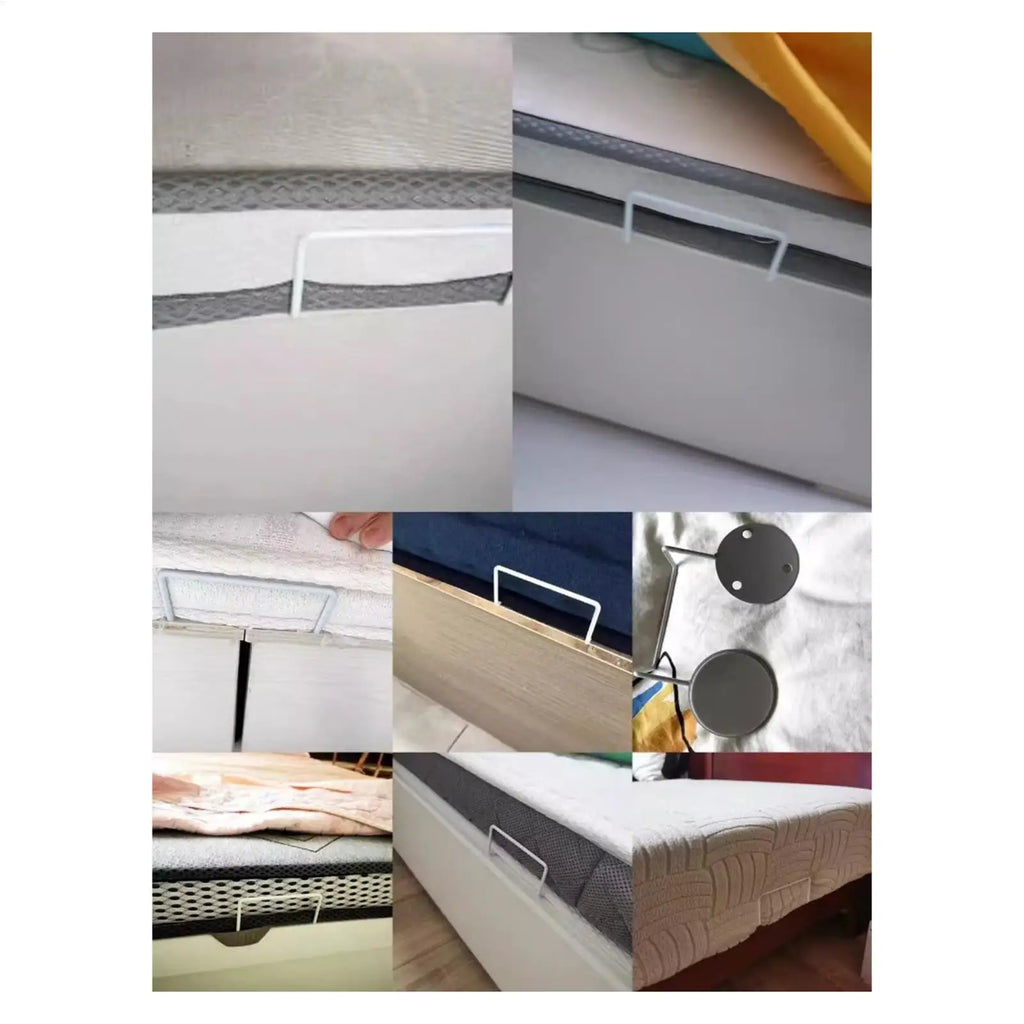 Non-Slip Mattress Gripper – Bed Sheet Fastener & Buckle Mattress Gripper Nixie