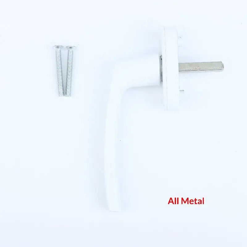 Aluminum Alloy UPVC Casement Window Handle White Lever Lock Window Handle Nixie One size